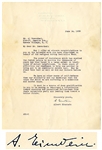Albert Einstein Letter Signed During WWII -- "…The power of resistance which has enabled the Jewish people to survive…our readiness to help one another is being put to an especially severe test…"