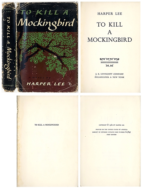 To Kill a Mockingbird First Edition, First Printing -- In the First Printing Dust Jacket