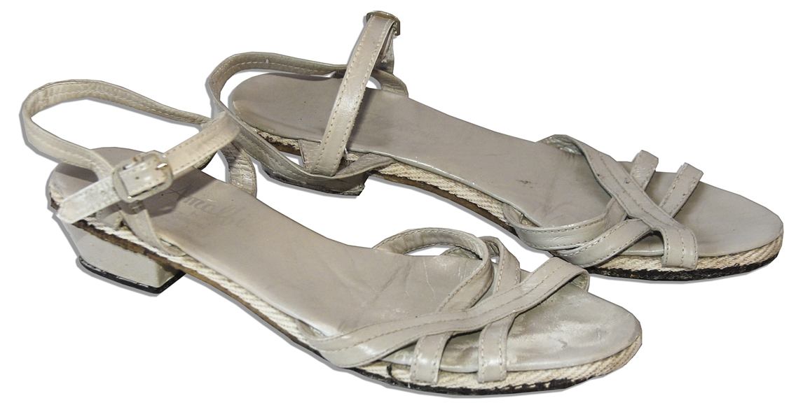 Greta Garbo Dress Sandals -- Owned And Worn by the Reclusive Screen Siren