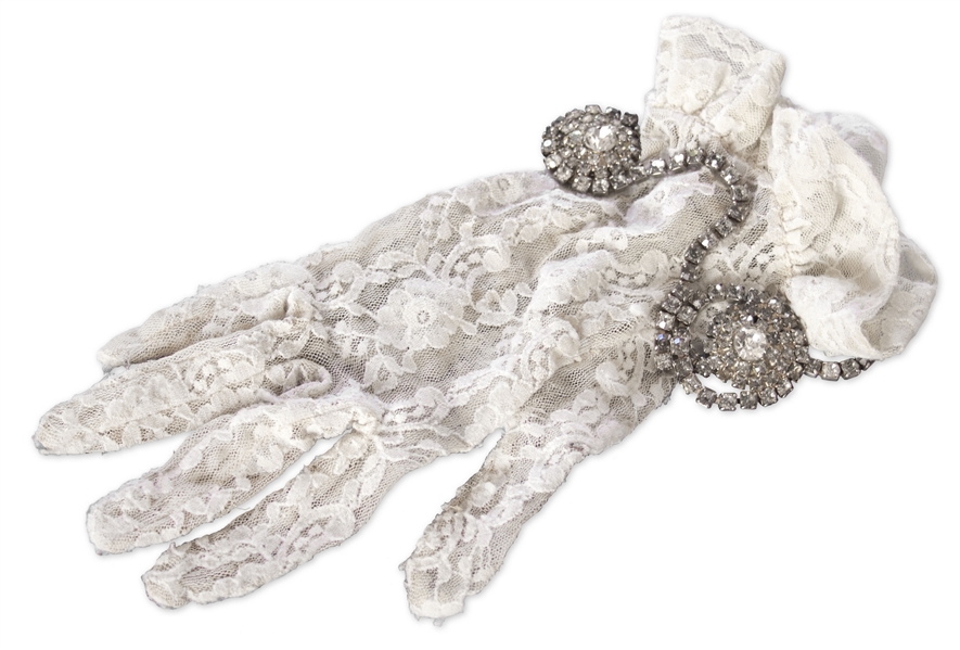 Prince Worn Lace Glove From His ''Purple Rain'' Concert in 1984