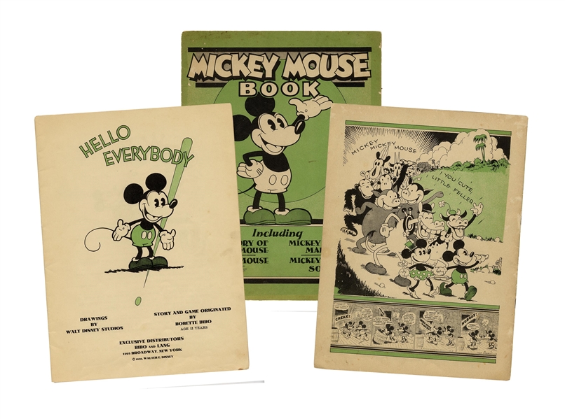 Premiere Issue of the ''Mickey Mouse Book'' in 1930