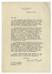 Orville Wright Letter Signed Regarding the 1908 Flyer & a Harvard Astronomers Prediction That Planes Would Never Supplant Cars -- ...Astronomers seem to be given to rash predictions...