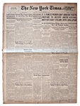 22 August 1945 Edition of The New York Times -- Japanese Occupation Begins