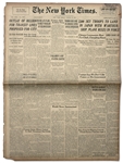 24 August 1945 Edition of New York Times -- 7,500 Sky Troops to Land in Japan with MArthur