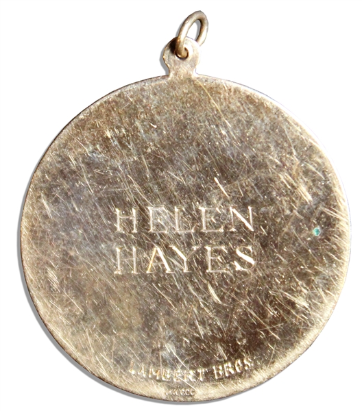 Helen Hayes' Medal, Made of Diamonds & 14k Gold