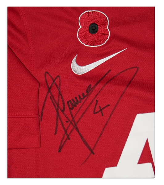 Phil Jones Signed Match-Worn Shirt From Manchester United