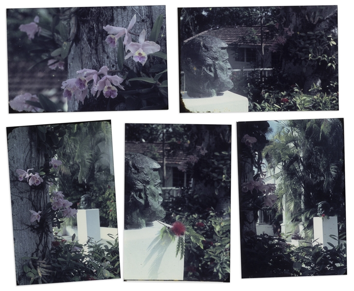 Ernest Hemingway Color Slides -- Taken of His Estate at Finca Vigia Gardens