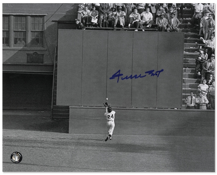 WRAPPED CANVAS 1954 Willie Mays catch New York 
