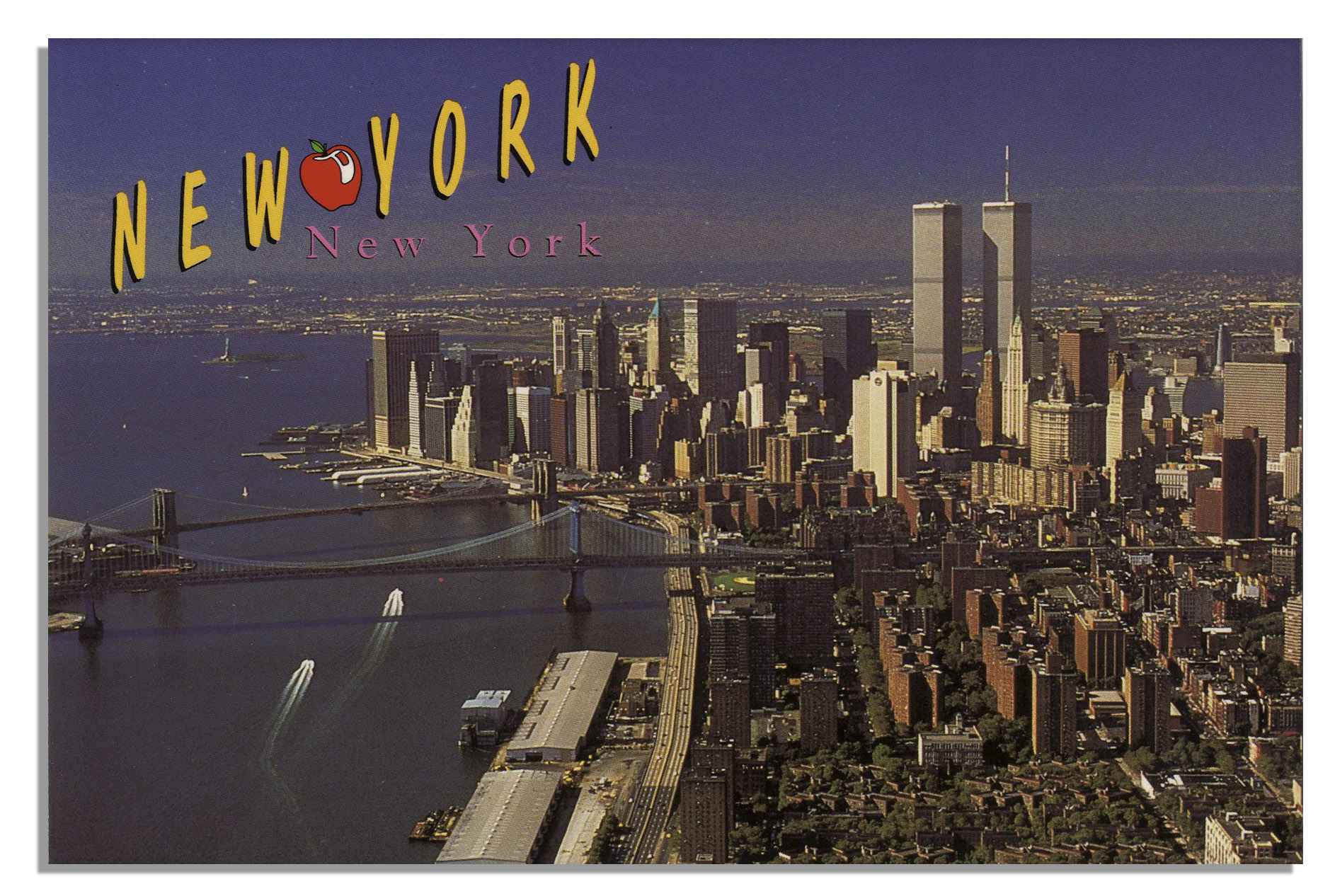 Details about   8117-----9/11 Twin Towers World Trade Center postcard w/ Sept 11 2001 postmark 