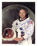 Neil Armstrong 8 x 10 Signed Photo -- Near Fine