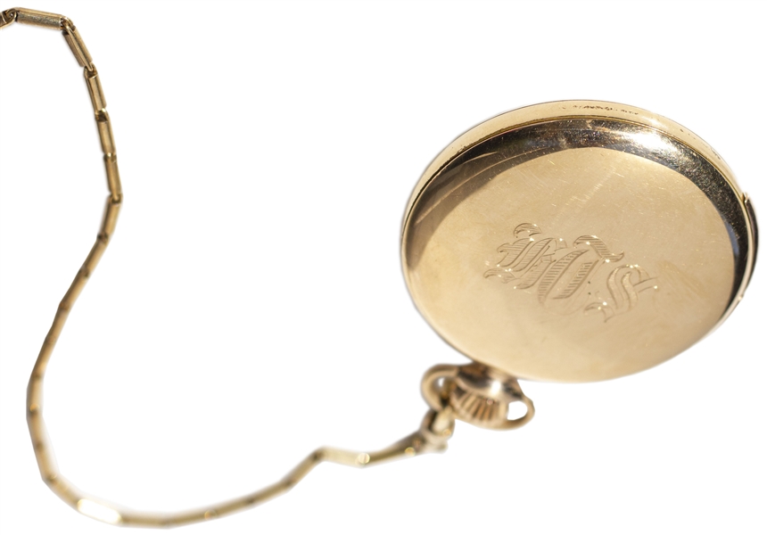 President Harry Truman's Monogrammed Pocket Watch, Pocket Knife & Stetson Hat -- Gifted by Truman to His Secret Service Agent