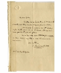 James Fenimore Cooper Autograph Letter Signed