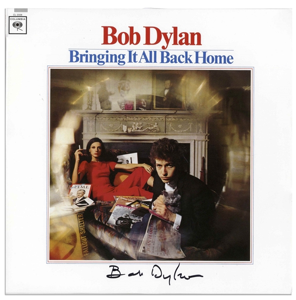 Bob Dylan Signed Album ''Bringing It All Back Home'' -- With Roger Epperson COA