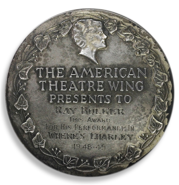 Ray Bolger's Tony Award -- From the 3rd Year of the Awards for the 1948 Production of ''Where's Charley?'' for Best Performance by a Leading Actor in a Musical