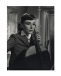 Audrey Hepburns Personally Owned Photo From "Love in the Afternoon" -- Measures 11.5" x 15.5"