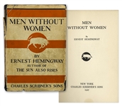 Ernest Hemingways Men Without Women First Edition, First Printing
