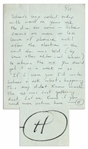 Hunter S. Thompson Autograph Letter Signed -- "…The ms. [manuscript] was just gathering dust…"