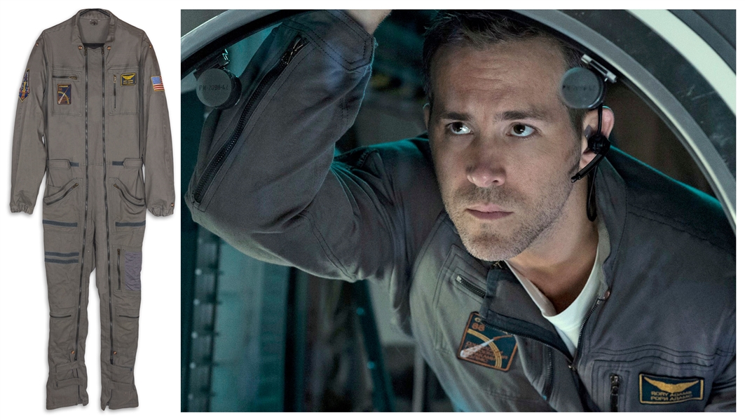 Ryan Reynolds Screen-Worn Flight Suit From the Movie Life -- Along With His Socks