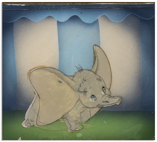 Original ''Dumbo'' Disney Cel -- Featuring Dumbo With His Large Ears on Full Display