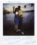 Tupac Shakur Signed Polaroid From Prison -- In the Photo, Tupac Flashes the Westside Sign