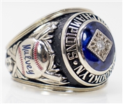 1955 Brooklyn Dodgers World Series Ring -- Dodgers Owner Stephen W. Mulveys Replacement Ring