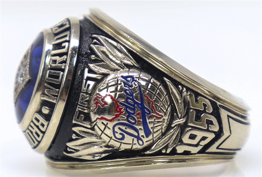1955 Brooklyn Dodgers World Series Ring -- Dodgers Owner Stephen W. Mulvey's Replacement Ring
