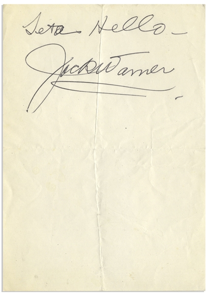 Lot of Celebrity Autographs Including John Wayne & Raymond Burr