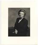 Large 9" x 12" Photograph of Margaret Thatcher, Taken by Terence Donovan in 1995