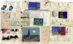 Original 1977 Storyboards for the Dr. Seuss Halloween Is Grinch Night Special -- Over 150 Pages of Graphic Storyboard Art With Narration Matching the Emmy Winning TV Special