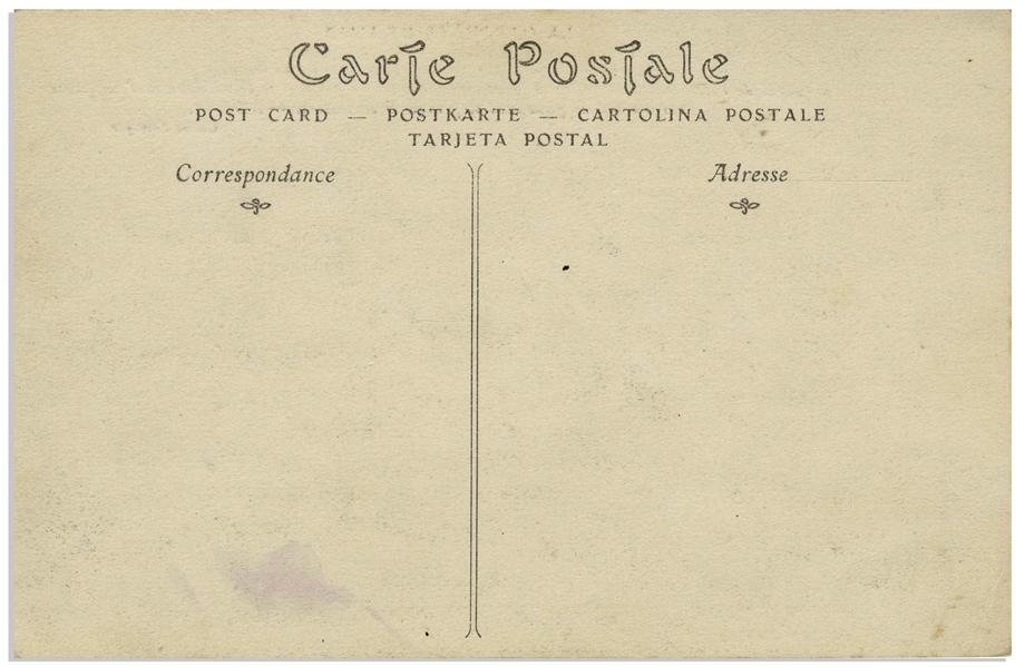 wilburwright,wrightbrothers wilbur wright postcard signed from december 1908 during their