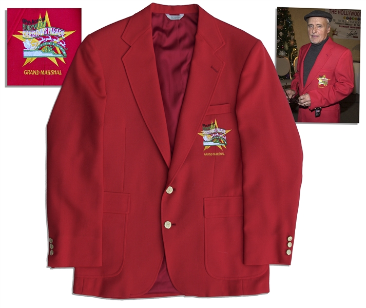 Dennis Hopper's Jacket Worn as the Grand Marshal of the 69th Hollywood Christmas Parade in 2000