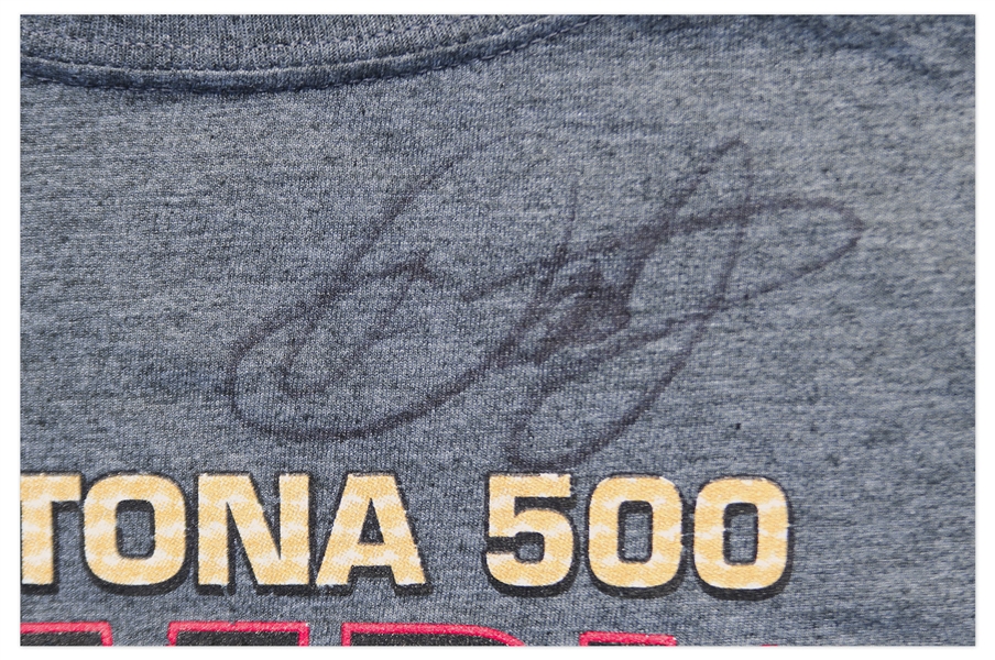 Dale Earnhardt Jr. Worn and Signed Daytona 500 Shirt