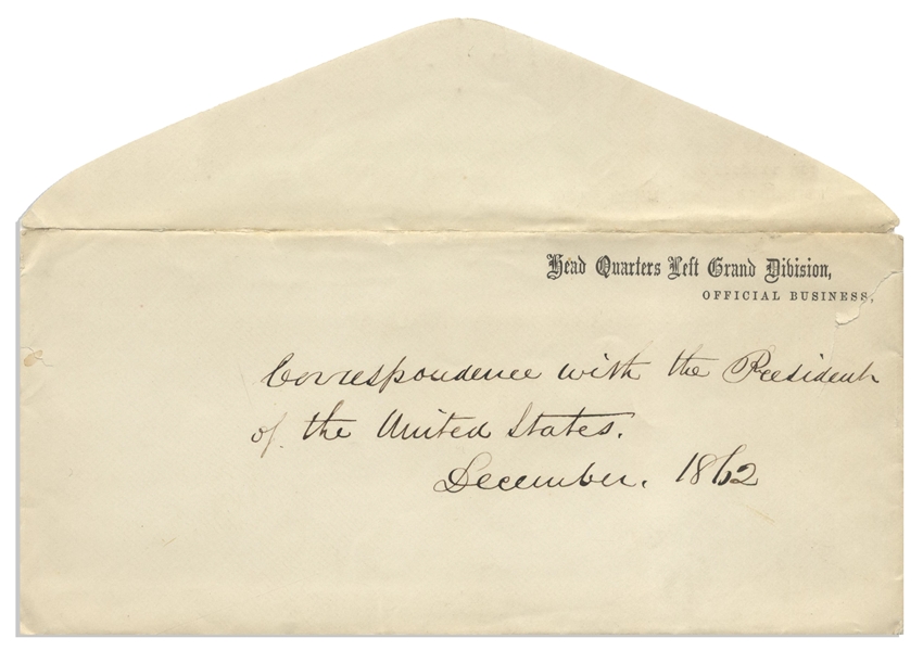 General William Franklin Autograph Draft Letter Signed to President Abraham Lincoln -- Franklin Expounds Upon His Plan to Capture Richmond After the Disastrous Battle of Fredericksburg
