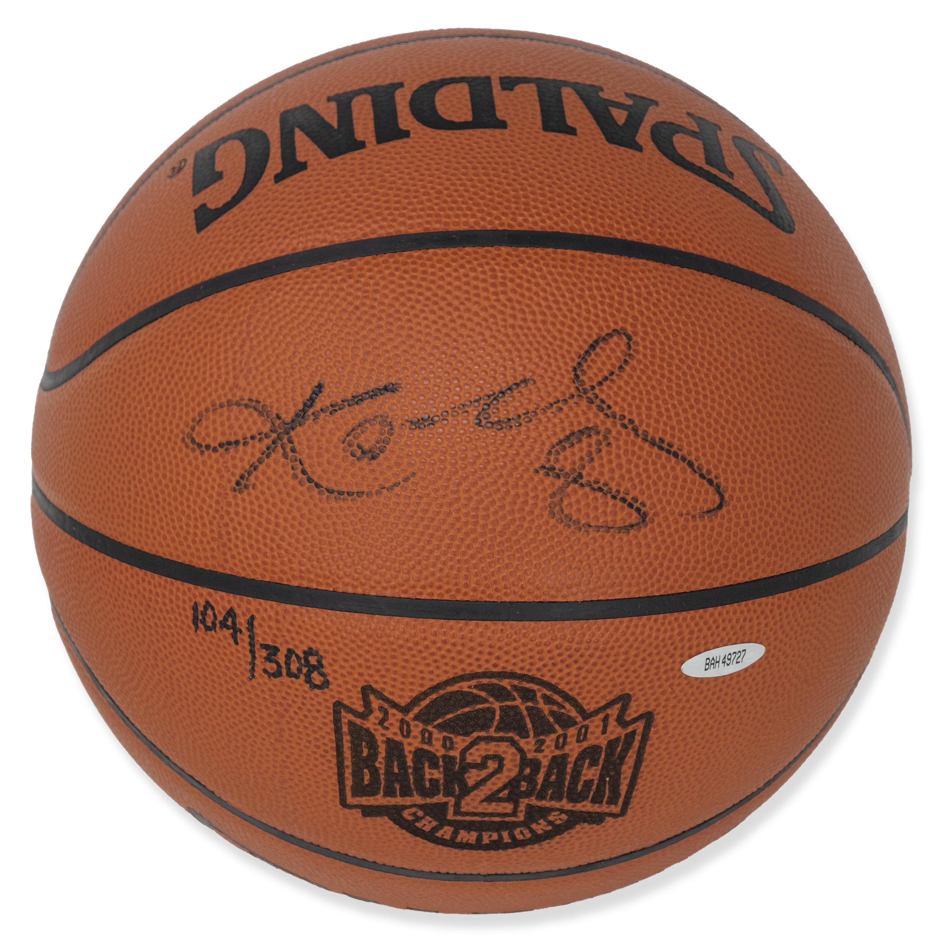 value of kobe bryant signed basketball