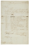 William Bligh Document Signed From 1798 for His Ship, the HMS Director -- Like the HMS Bounty, the HMS Director Also Mutinied Under Blighs Command