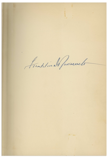 Franklin D. Roosevelt Signed First Edition of ''The Public Papers and Addresses of Franklin D. Roosevelt'' in Five Volumes
