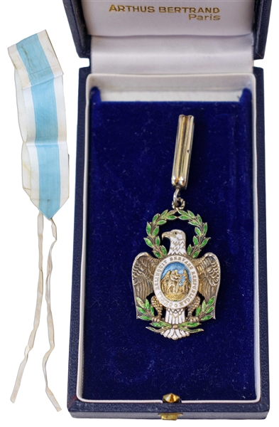 Society of the Cincinnati Eagle Medal, Designed by Arthus Bertrand Circa 1930s -- Medal Is Intended to Keep Alive the Spirit of the Revolutionary War & Service to Country