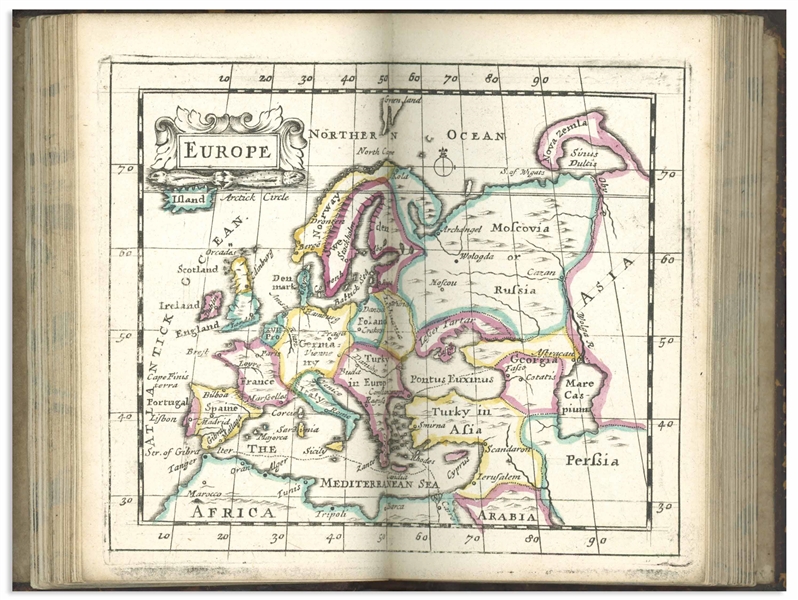 ''A New Systeme of Geography'' First Edition From 1685 by John Seller, the Hydrographer to the King -- Very Rare as a First Edition With Few Copies Still Extant