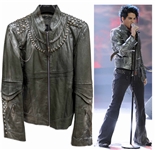 Adam Lambert Leather Jacket Stage-Worn on American Idol During His Famous Rendition of Whole Lotta Love -- The Performance That Convinced Queen That Lambert Could Be Their New Lead Singer