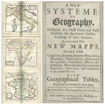 A New Systeme of Geography First Edition From 1685 by John Seller, the Hydrographer to the King -- Very Rare as a First Edition With Few Copies Still Extant