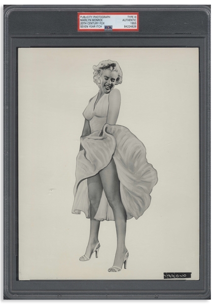 Marilyn Monroe ''Seven Year Itch'' 8'' x 10'' Photo From the Famous Subway Scene