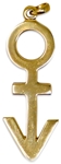 Prince Personally Owned 14K Gold Love Symbol Pendant -- Large Pendant Measures Over 2 Long