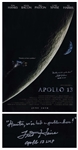 Fred Haise Signed Apollo 13 Movie Poster -- Houston, weve had a problem here!