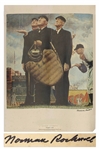 Norman Rockwell Tough Call Signed Poster