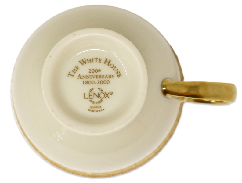Bill Clinton White House China Cup to Honor the 200th Anniversary of the White House