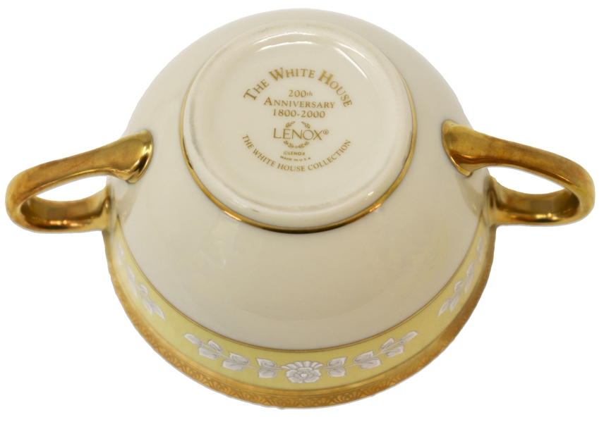 Bill Clinton White House China Bouillon Bowl to Honor the 200th Anniversary of the White House