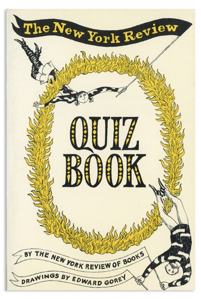 Edward Gorey Signed First Edition of ''The New York Review Quiz Book'' -- With Delightful Gorey Illustrations Throughout