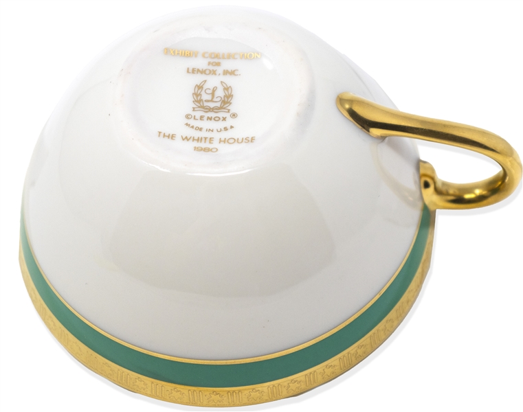 Jimmy Carter White House China Cup and Saucer Made for State Dinners