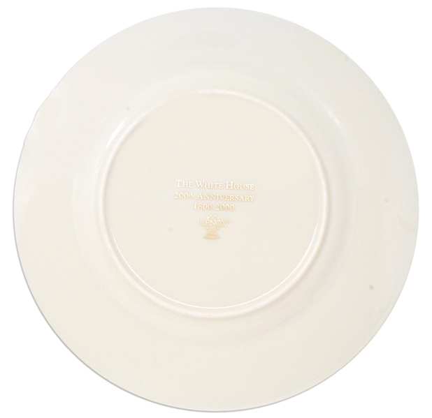 Bill Clinton White House China Salad Plate to Honor the 200th Anniversary of the White House