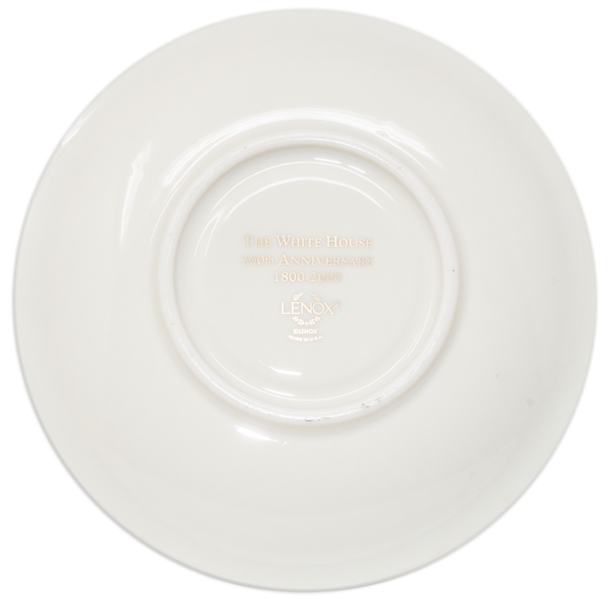 Bill Clinton White House China Cup and Saucer to Honor the 200th Anniversary of the White House